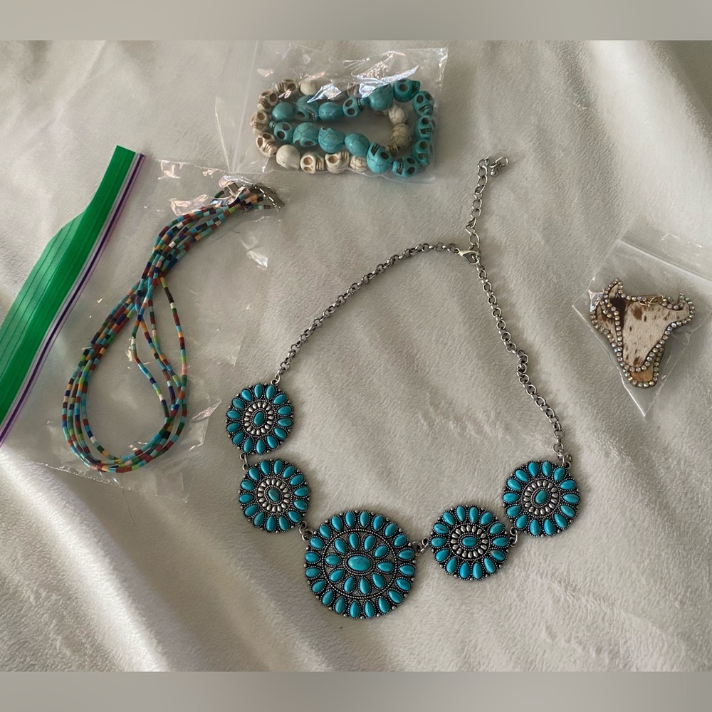 Western cowgirl jewelry bundle